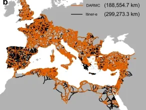 Itiner-e: A high-resolution dataset of roads of the Roman Empire