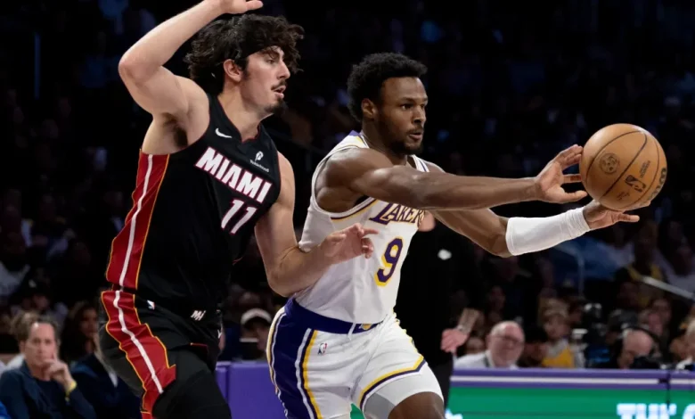 JJ Redick praises Bronny James for making one of the plays of the game vs. Heat