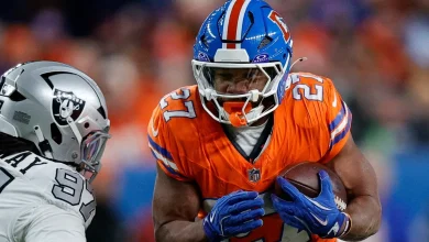 J.K. Dobbins injury update: Latest on Broncos RB's status for today's game vs. Chiefs