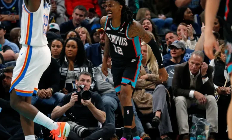 Ja Morant injury update: Memphis Grizzlies star leaves game vs Cavs with calf soreness