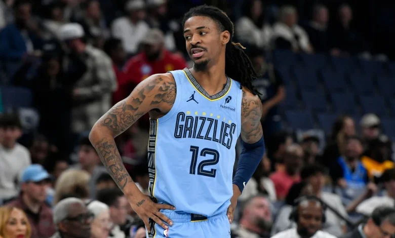 Ja Morant sits out Grizzlies' loss to Celtics because of ankle injury