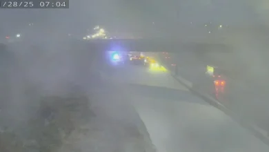 Jack-Knifed Tractor-Trailer Blocks Eastbound Lanes of Highway 401 Near Bowmanville