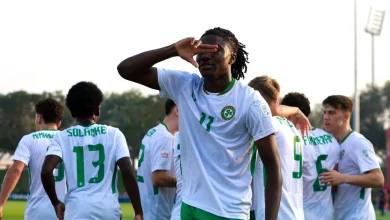 Jaden Umeh opens the scoring for Ireland U17's in their World Cup win over Panama