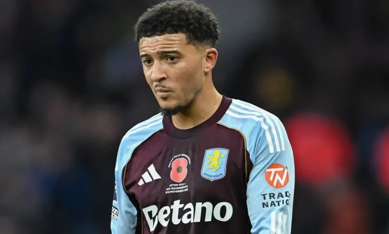 Jadon Sancho targeted for bizarre January transfer switch despite season-long Aston Villa loan