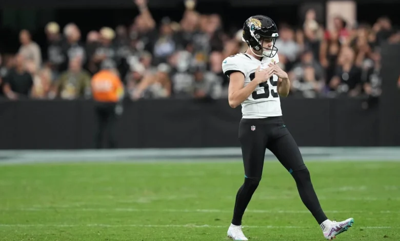 Jaguars’ Cam Little makes NFL-record 68-yard field goal vs. Raiders