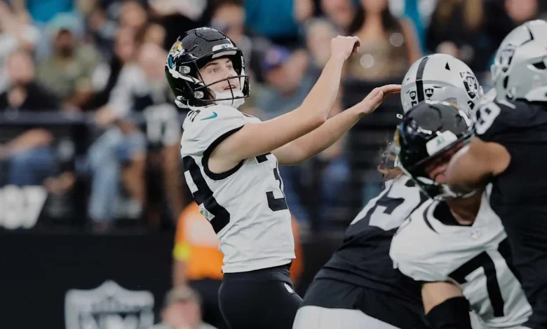 Jaguars kicker Cam Little sets NFL record with 68-yard field goal vs. Raiders