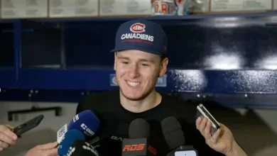 Jakub Dobes finally breaks his silence following emotional Canadiens-Devils game