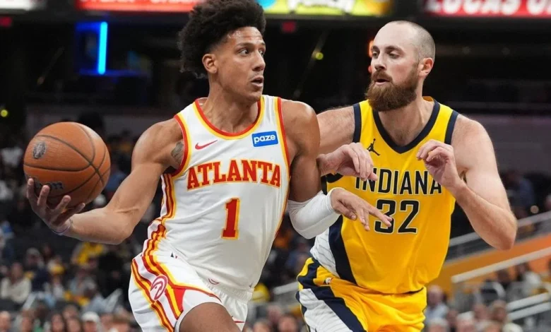 Jalen Johnson scores 22 as Hawks beat Pacers 128-108 to keep Indiana winless