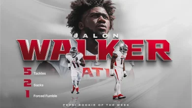 Jalon Walker named NFL Rookie of the Week
