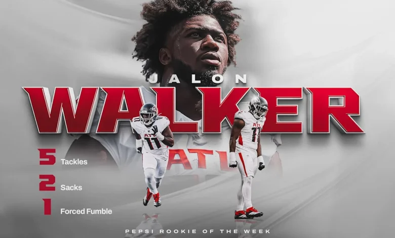 Jalon Walker named NFL Rookie of the Week