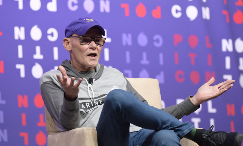 James Carville says he'd 'find a convicted pedophile' to run against Republicans after election wins