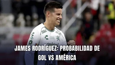 James Rodríguez vs América: Probabilidad de marcar un gol