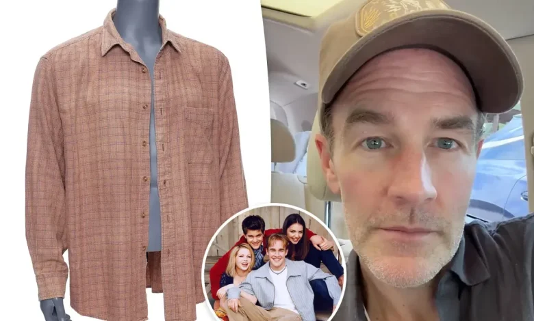 James Van Der Beek selling ‘Dawson’s Creek’ merch to help pay for cancer costs
