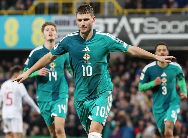Jamie Donley’s cool penalty has Northern Ireland in front against Luxembourg