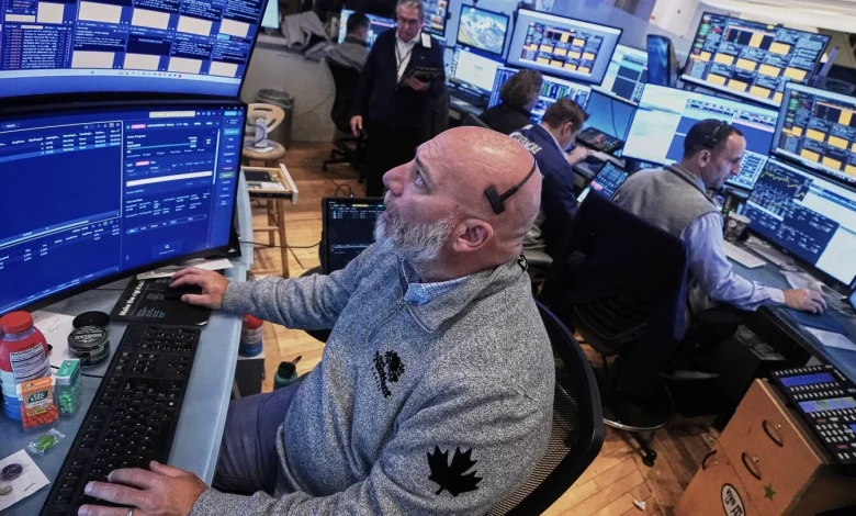 Jarring swings rock Wall Street as US stocks give up a morning surge