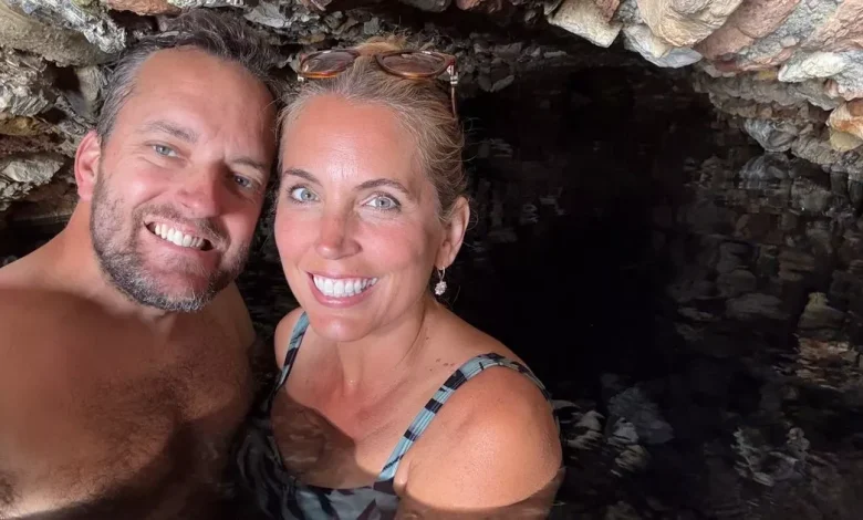 Jasmine Harman's horror as husband suffers sudden heart attack during filming