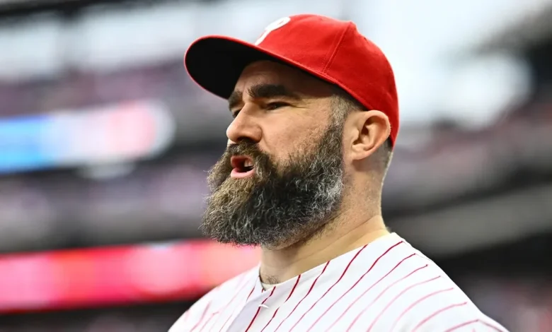 Jason Kelce had the most misguided take on the epic Dodgers-Blue Jays World Series