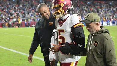 Jayden Daniels injured as Seahawks rout Commanders: Live updates and reaction from NFL ‘Sunday Night Football’