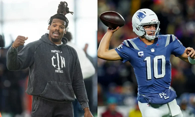 “Jealous that he was one and done” “I sense sour grapes”: NFL fans rip Cam Newton for dissing Drake Maye-led Patriots