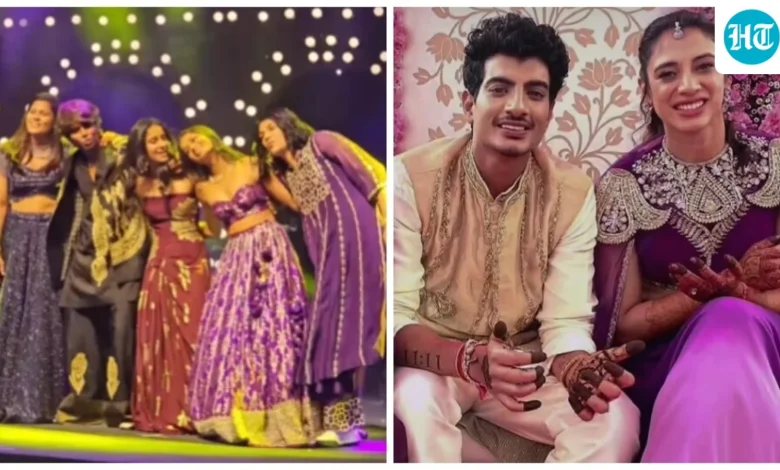 Jemimah Rodrigues, Arundhati Reddy, others steal the show at Smriti Mandhana's mehndi with their moves and style: Watch | Fashion Trends