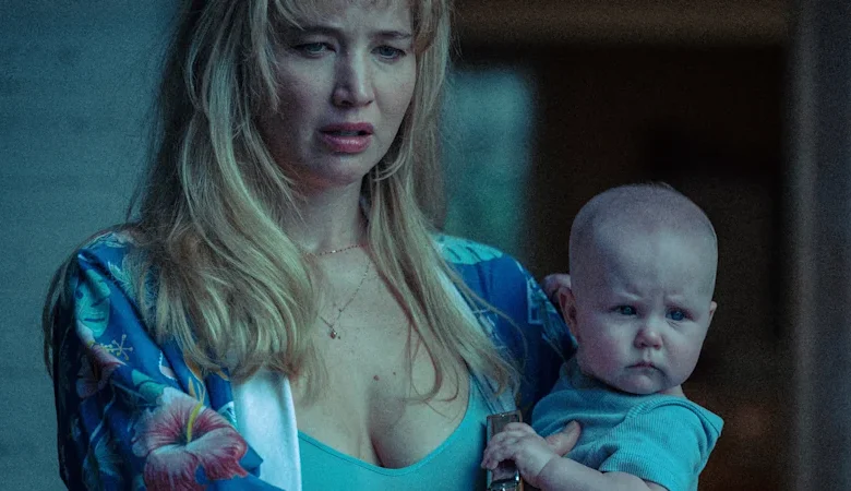 Jennifer Lawrence is incendiary in this tale of motherhood and depression