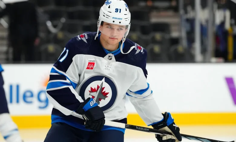 Jets’ Cole Perfetti to make regular-season debut against Ducks