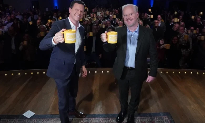 Jim Gaffigan Snaps Sunday Mug Shot With Fans at Sitdown Live