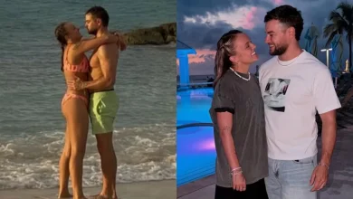 JoJo Siwa shares holiday snaps with boyfriend Chris Hughes as she pens romantic tribute: 'I'm a lucky girl'