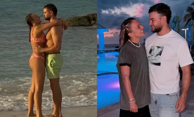 JoJo Siwa shares holiday snaps with boyfriend Chris Hughes as she pens romantic tribute: 'I'm a lucky girl'