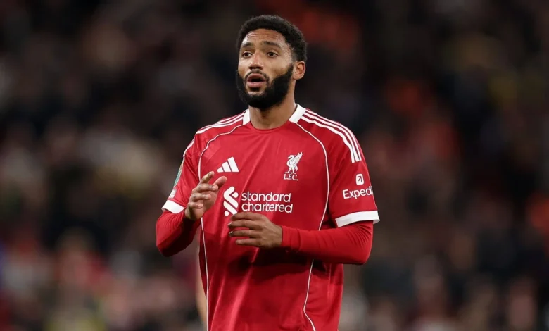 Joe Gomez has knee injection but is available, says Liverpool coach Arne Slot