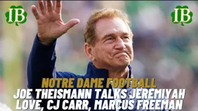 Joe Theismann Talks Jeremiyah Love, CJ Carr, Notre Dame’s Title Chances