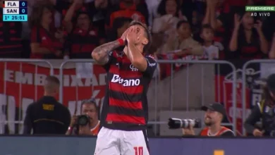 Jogadaça de Bruno Henrique em jogada individual, mas Arrascaeta erra chute no Flamengo x Santos pelo Brasi ...