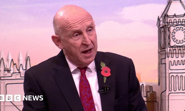 John Healey and mayor of Cambridgeshire on Sunday with Laura Kuenssberg - live updates