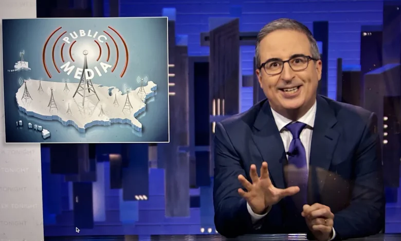 John Oliver Launches ‘Last Week Tonight’ Auction, Including an Original Bob Ross Painting, to Support Public Broadcasting