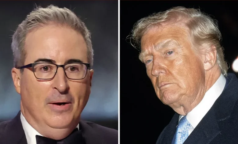 John Oliver makes desperate bid to tackle Donald Trump's defunding of public media