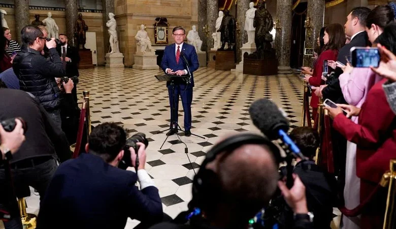 Johnson shifts strategy on Epstein files vote – as GOP leaders brace for mass defections