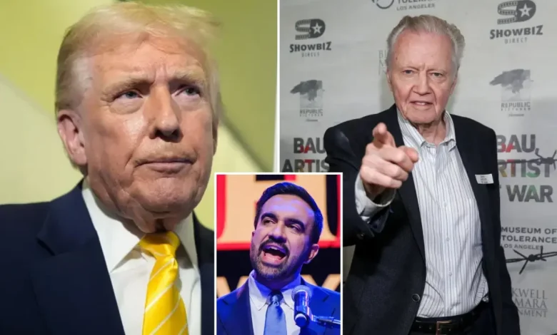 Jon Voight tells Trump he must save New York from ‘communist fool’ Zohran Mamdani