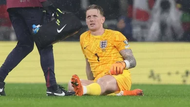 Jordan Pickford suffers injury scare as Everton pair help leave Cristiano Ronaldo fuming