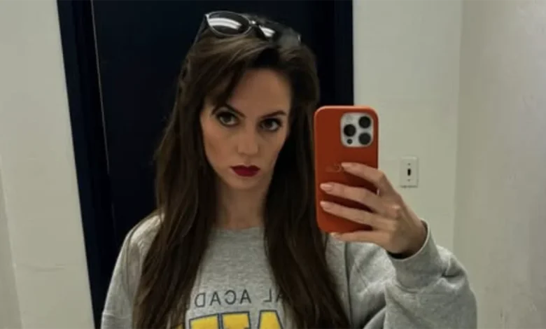 Jordon Hudson pokes fun at her 'costume' in social media post