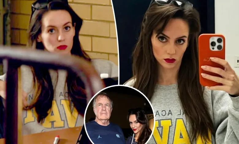 Jordon Hudson references disastrous Bill Belichick interview with cheeky Halloween costume