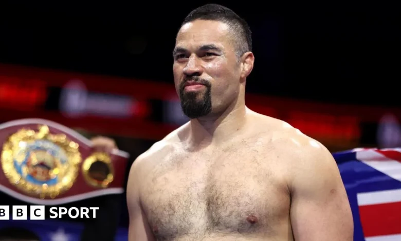 Joseph Parker - former heavyweight world champion tests positive for cocaine