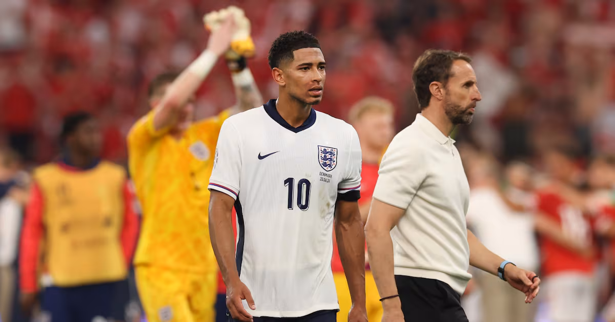 Jude Bellingham facing fight to get back in England team