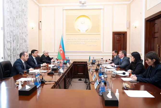 Justice Ministers of Azerbaijan and Kazakhstan Discuss AI Integration in Justice Sector