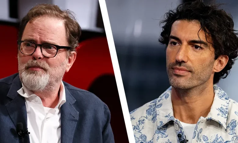 Justin Baldoni Texted Rainn Wilson to Complain About Ryan Reynolds