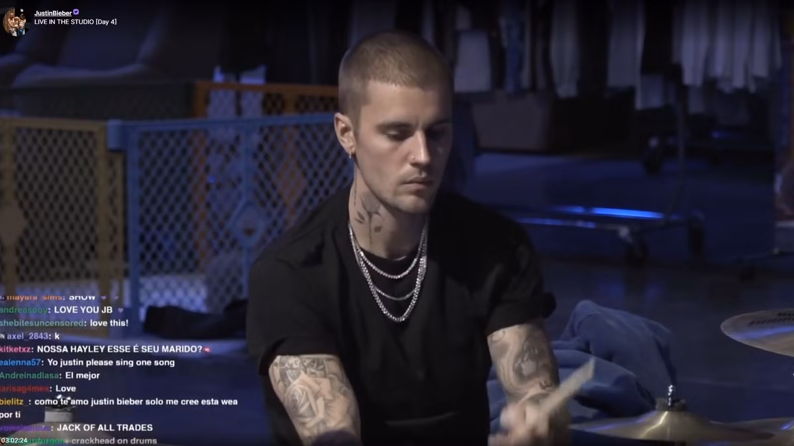 Justin Bieber after a week on Twitch: 'My life feels like it's in shambles'