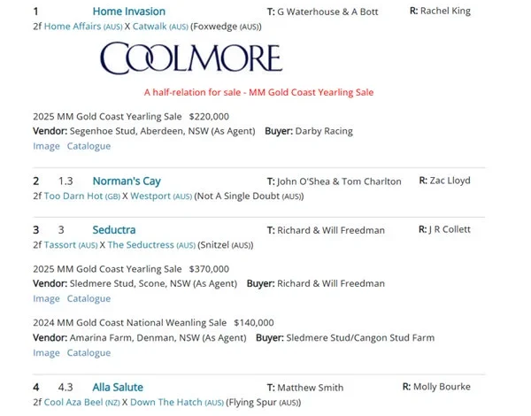 Juvenile Trial Watch – Warwick Farm