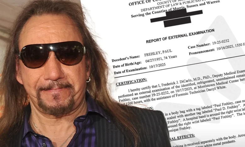 KISS Guitarist Ace Frehley Cause of Death Released