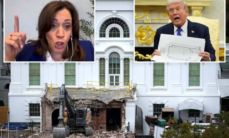 Kamala Harris loses it, goes on expletive-laden rant about Trump’s donation-funded ballroom
