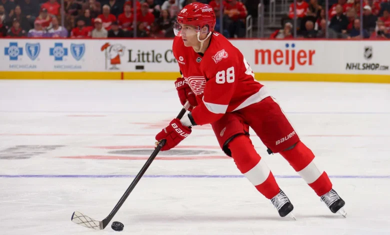 Kane practices with Red Wings, ‘itching’ to return, resume chase of Olympic roster spot