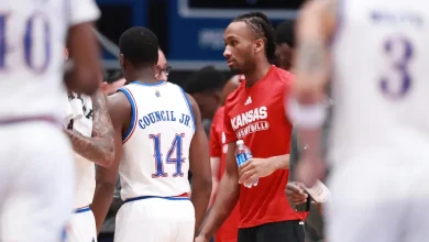 Kansas basketball’s Darryn Peterson not warming up ahead of Texas A&M-Corpus Christi game